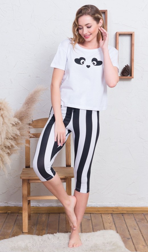 Ženski kapri pidžama Paulína - Ženske pidžame kapri