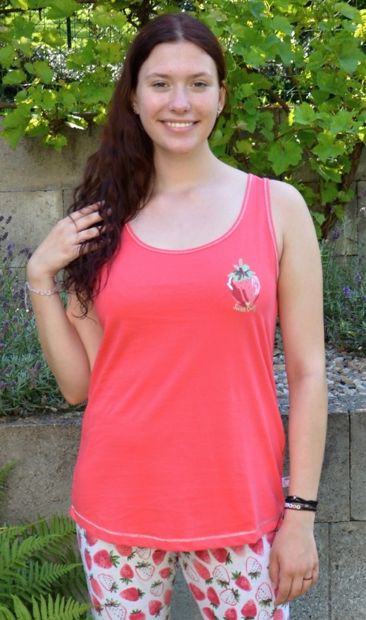 Ženska kapri pidžama Jagoda