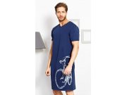 Muška noćna košulja s kratkim rukavima Bicykl