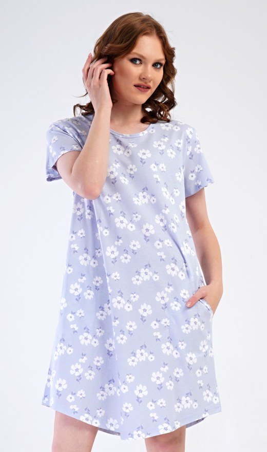 Ženska kućna haljina s kratkim rukavima Nature lover