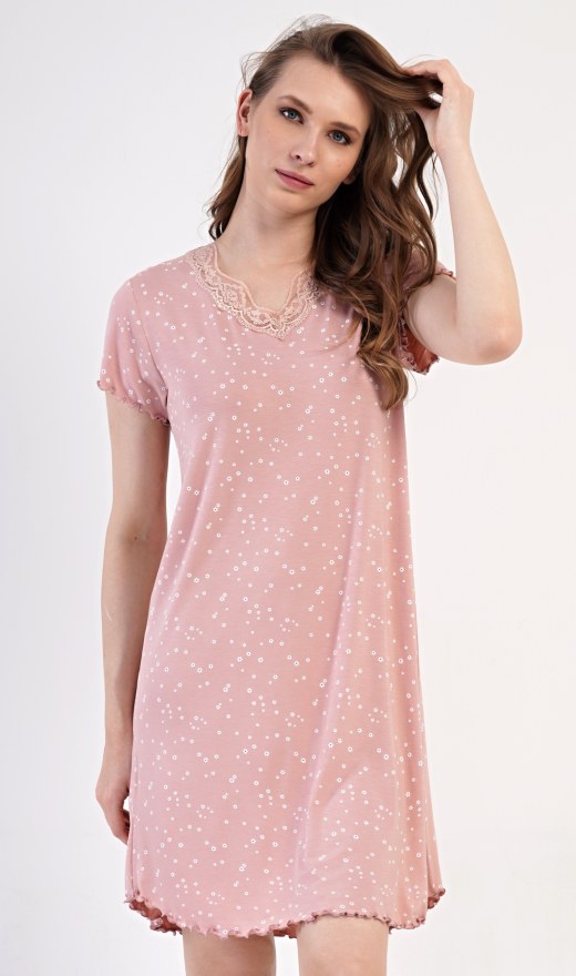 Ženska noćna košulja s kratkim rukavima Judita - Prevelike ženske spavaćice