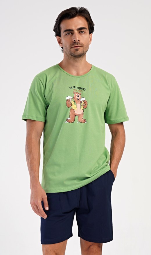 Muška pidžama kratke hlače Beer always - Muške pidžama kratke hlače