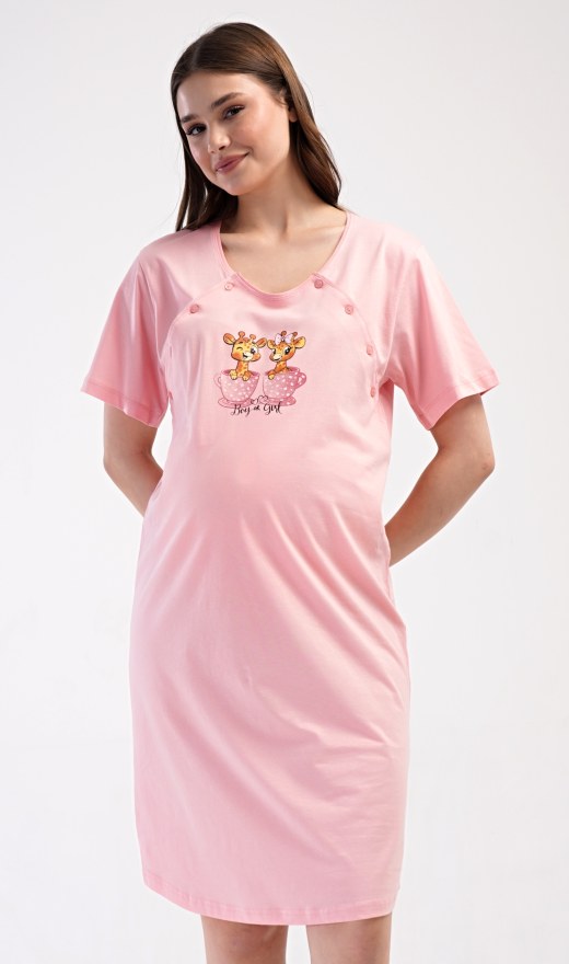 Ženska trudnička spavaćica Žirafe