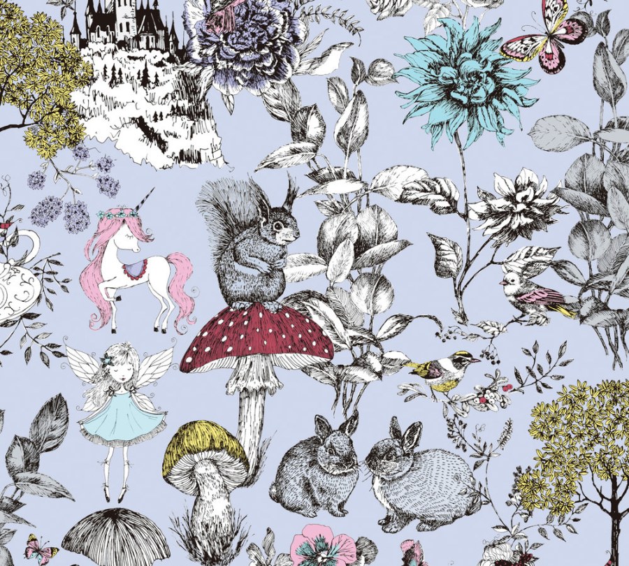 Dječja flis zidna tapeta Little Love 38120-2 | Ljepilo besplatno - AS Création