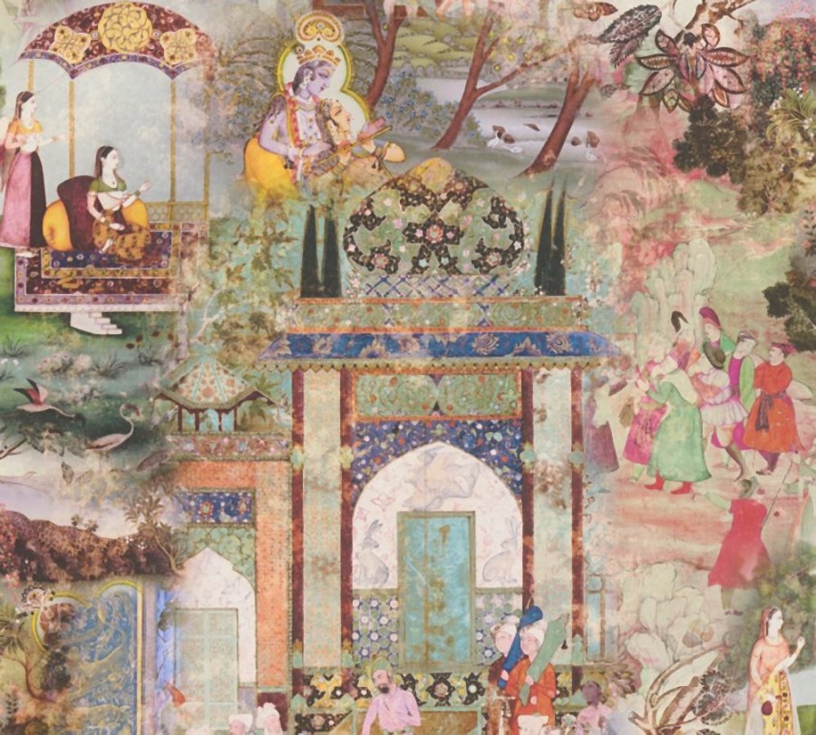 Flis zidna tapeta Dream Flowery 38174-1 | Ljepilo gratis Flis zidna tapeta Dream Flowery 38174-1 | Ljepilo gratis