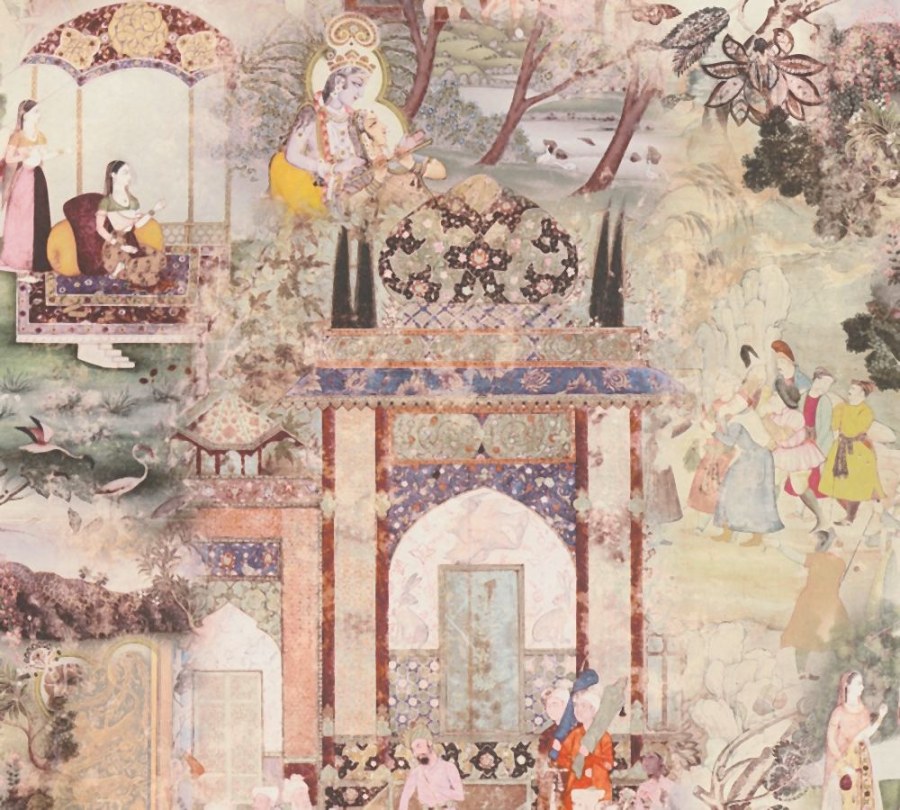 Flis zidna tapeta Dream Flowery 38174-2 | Ljepilo gratis Flis zidna tapeta Dream Flowery 38174-2 | Ljepilo gratis