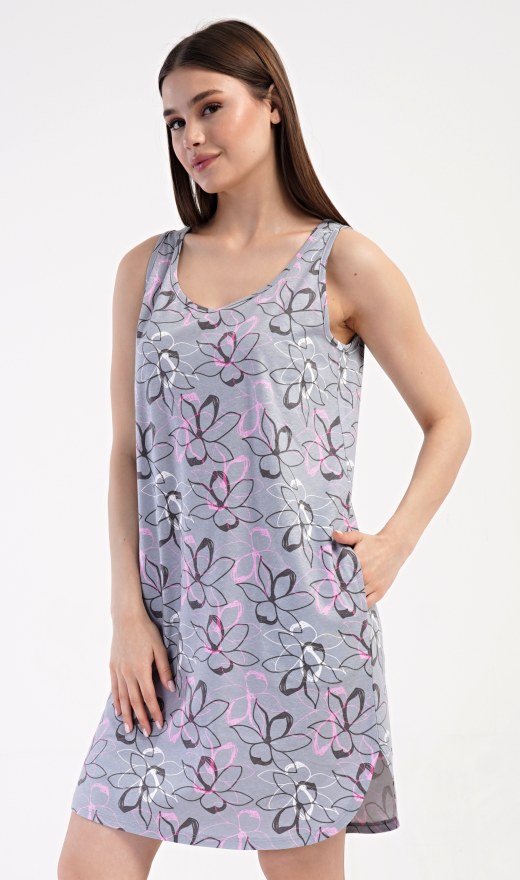 Ženska spavaćica na naramenice Mia - Ženske noćne spavaćice na naramenice