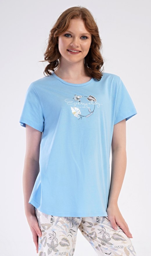 Ženski kapri pidžama Alex - Prevelike ženske kapri pidžame