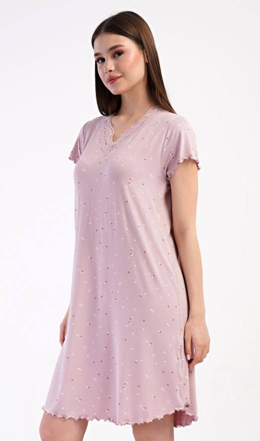 Ženska noćna košulja s kratkim rukavima Iris