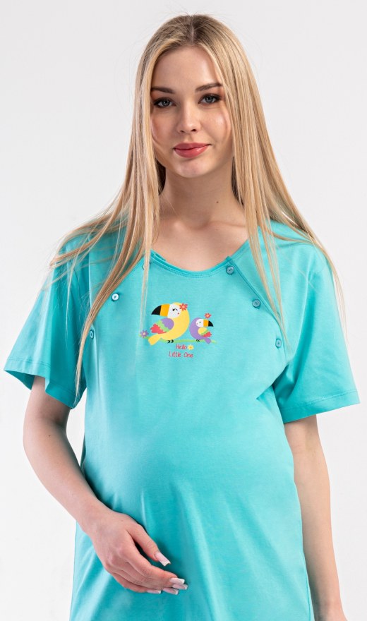 Ženska trudnička spavaćica Papiga