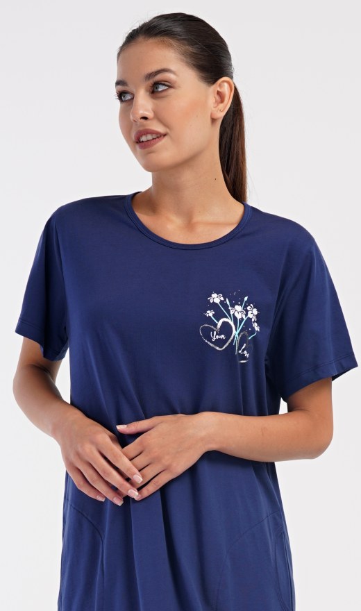 Ženske kućne haljine s kratkim rukavima Janette