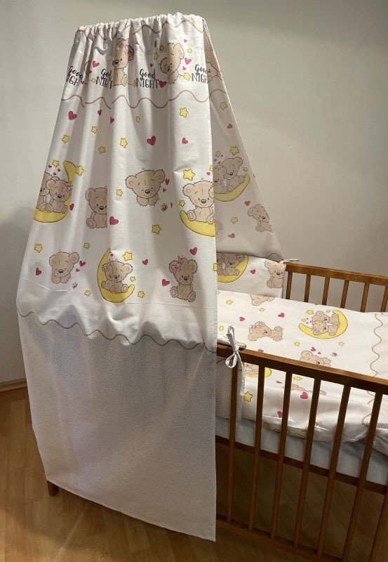 SDS Nebesa za dječji krevetić Medvjedići smeđa Pamuk, 150/200 cm - Nebo