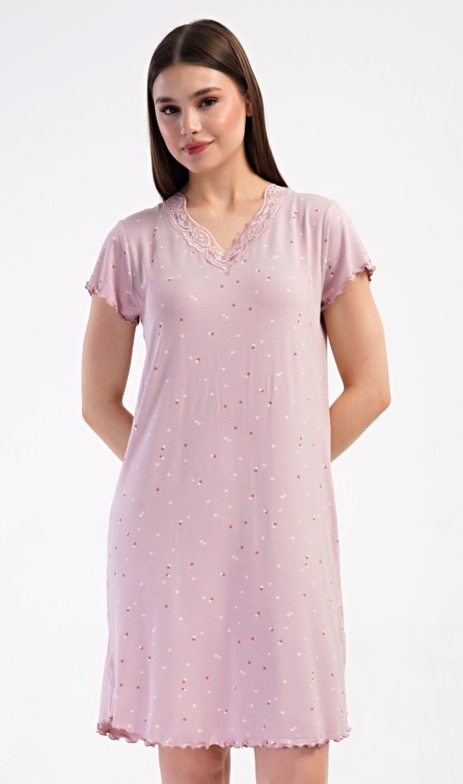 Ženska noćna košulja s kratkim rukavima Isabela