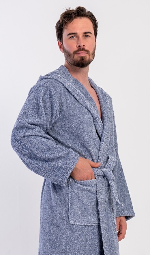 Muški ogrtač s kapuljačom Luis - Muški ogrtači