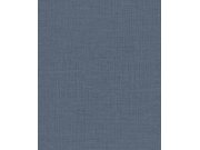 Flis tapeta za zid, plava, imitacija tkanine, IC1015 | Ljepilo besplatno Grandeco