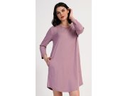 Ženska kućna haljina s tročetvrt rukavima Emily