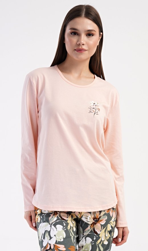 Ženska duga pidžama Mariana - Prevelike ženske pidžame s dugim rukavima