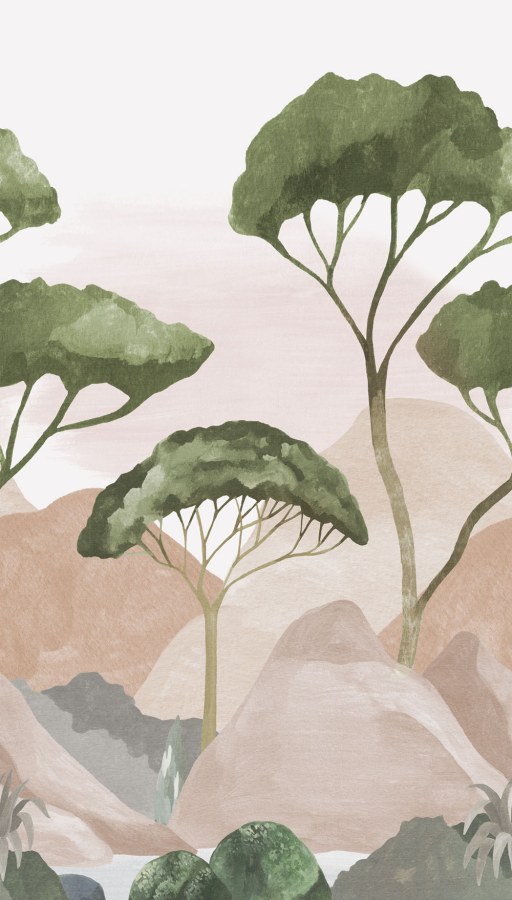 Flis fototapeta za zid, krajolik, stabla, A77401 | Ljepilo gratis