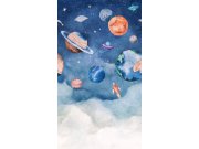 Dječja flis fototapeta za zid, svemir, A77201 | Ljepilo gratis