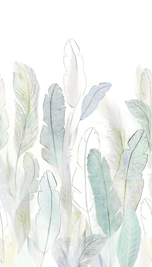 Flis fototapeta za zid, pera, A73501 | Ljepilo gratis
