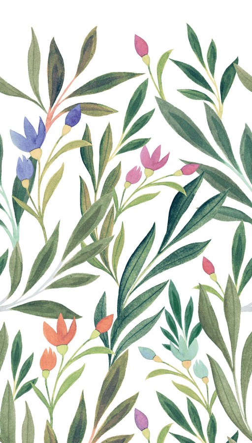 Flis fototapeta za zid, cvijeće, listovi, A72801 | Ljepilo gratis
