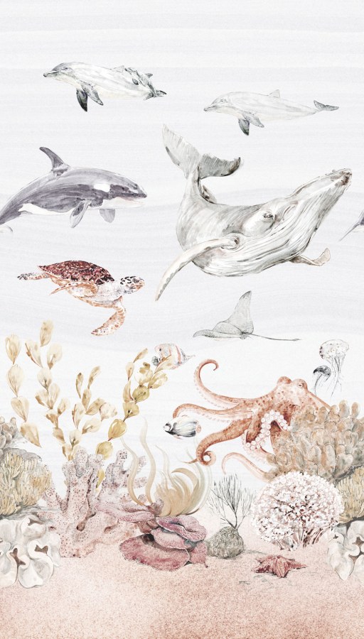 Flis fototapeta za zid, podvodni svijet, A71601 | Ljepilo gratis - Grandeco