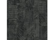 Luksuzna crna flis tapeta za zid | Z18938 | Ljepilo besplatno