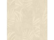 Luksuzna bež flis tapeta s listovima | Z18915 | Ljepilo besplatno Zambaiti Parati