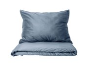 Posteljina pamučni saten Light blue 140x200, 70x90 cm