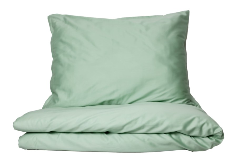 Posteljina pamučni saten Light green 140x220 70x90 cm Posteljina pamučni saten Light green 140x220 70x90 cm
