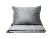 Posteljina pamučni saten Ligt grey 140x220, 70x90 cm Luksuzna posteljina