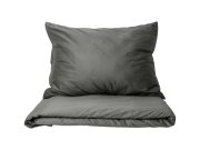 Posteljina pamučni saten Stone grey 140x220, 70x90 cm Luksuzna posteljina