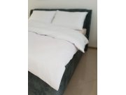 Posteljina damast Čisto bijela 140x220, 70x90 cm Luksuzna posteljina