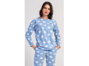 Duga ženska pidžama Obláček