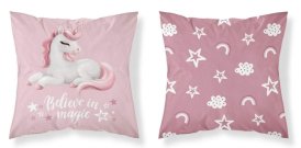 DETEXPOL Navlaka za jastuk Jednorog Believe Pamuk, 40/40 cm Jastučići - pokrivači za jastuke
