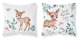 DETEXPOL Navlaka za jastuk Srneček Pamuk, 40/40 cm Jastučići - pokrivači za jastuke