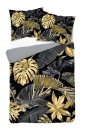 DETEXPOL Francuska posteljina 3D Zlatno lišće micro Poliester - mikrovlakno, 220/200, 2x70/80 cm