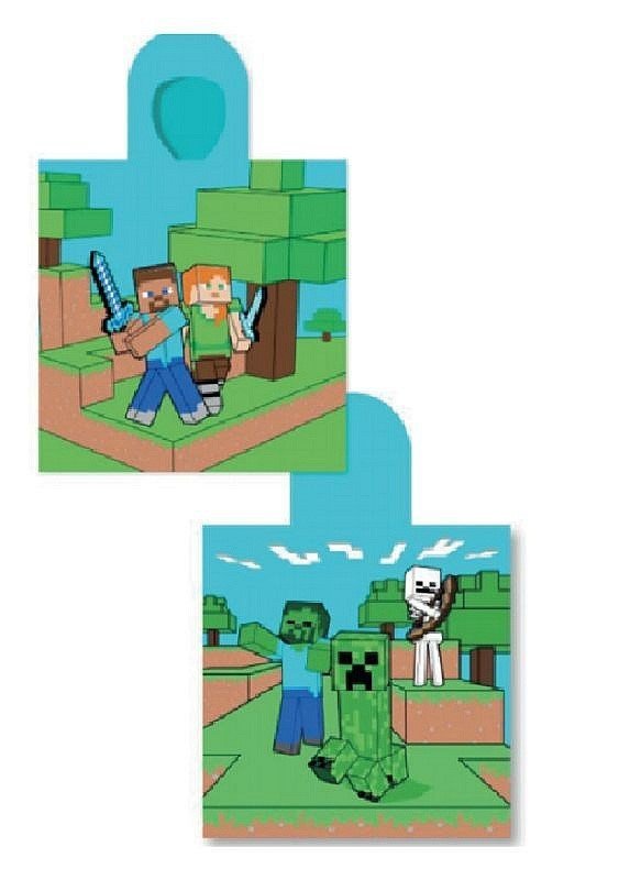 FARO Pončo Minecraft Pamuk - Frotir, 55/110 cm - ponchos