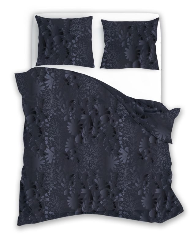 FARO Francuska posteljina pamučni saten Milagro Verde 16 Cvijeće Pamuk - Saten, 220/200, 2x70/80 cm