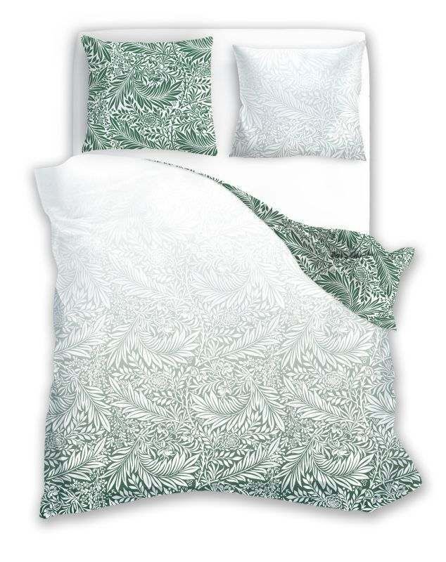 FARO Posteljina pamučni saten Milagro Verde 10 Listova Pamuk - Saten, 140/200, 70/90 cm