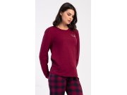 Duga ženska pidžama Emma Žene - Ženska pidžama - Ženske pidžame s dugim rukavima