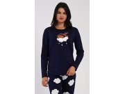 Dugačka ženska pidžama Medo na oblaku