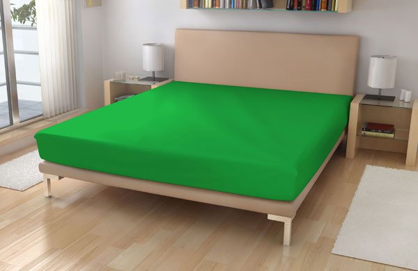 Frotirna plahta 90/200 tamnozelena - Plahte