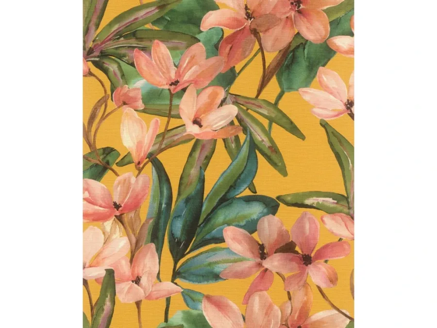 Samoljepljiva tapeta za zid tropske cvijeće, 0,53 × 6,00 m - Za zid