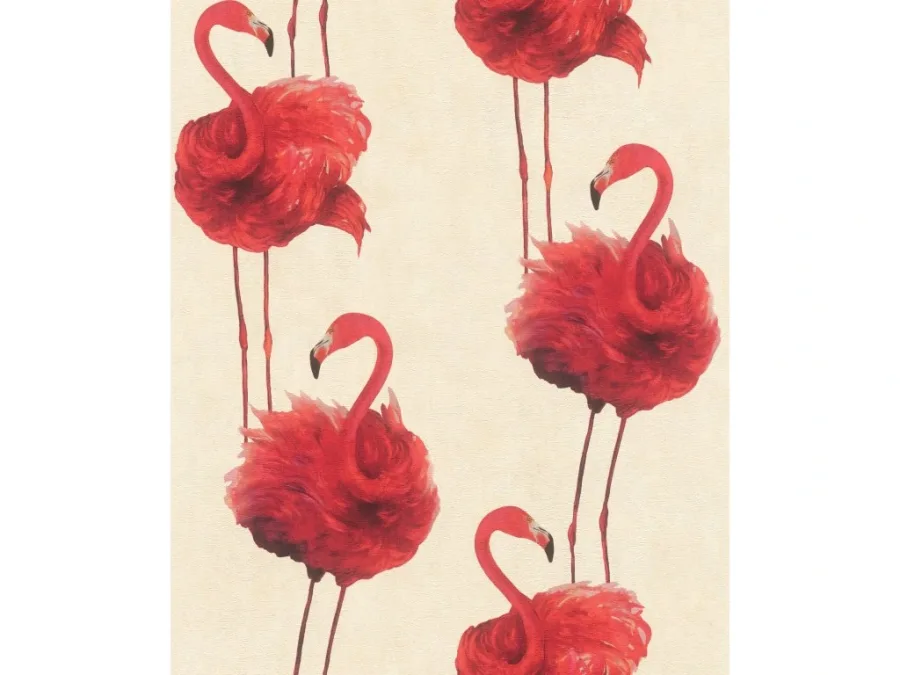 Samoljepljiva tapeta za zid flamingosi, 0,53 × 6,00 m - Za zid