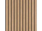 Samoljepljiva tapeta za zid smeđe lamele, 0,53 × 6,00 m