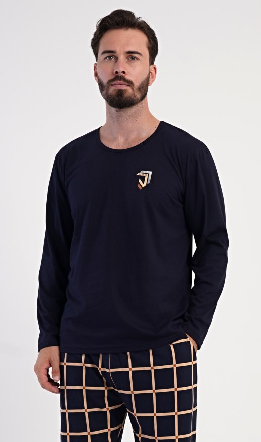 Muška pidžama duga Alfréd - Muške pidžame s dugim rukavima