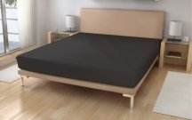 Polášek Jersey plahta Pamuk 150g/m2, 90/200 Antracit cm Plahte - Jersey 90x200
