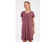 Ženska noćna košulja s kratkim rukavima Eliza Žene - Ženske noćne spavaćice - Ženske noćne košulje s kratkim rukavima