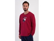 Muška pidžama duga Bowling Muškarci - Muške pidžame - Muške pidžame s dugim rukavima